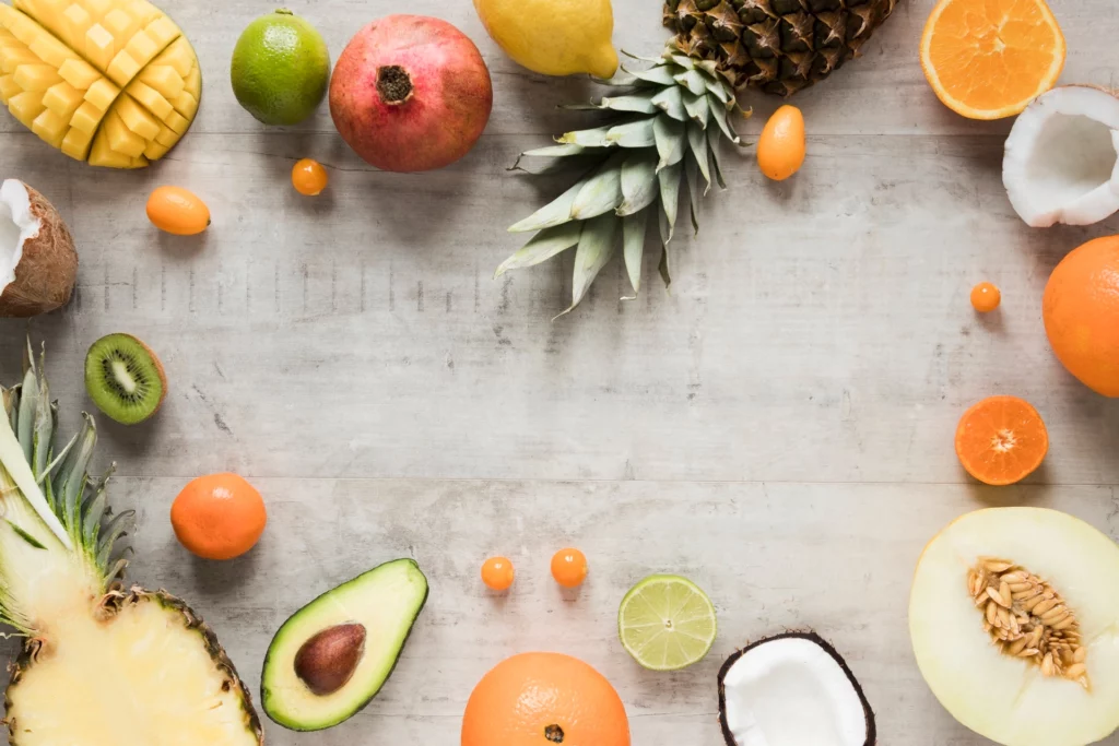 Fruits on the table